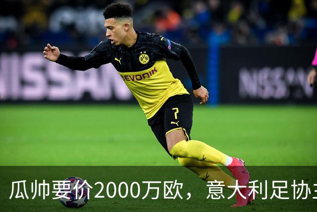 瓜帅要价2000万欧，意大利足协主席直言“得咬紧牙关”